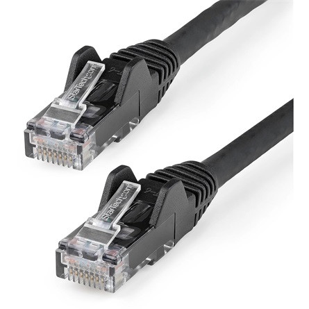 StarTech RJ45 CAT6 UTP -> RJ45 CAT6 UTP M/M adatkábel 2m fekete LSZH