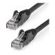 StarTech RJ45 CAT6 U/UTP -> RJ45 CAT6 U/UTP M/M adatkábel 3m fekete LSZH