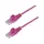 StarTech RJ45 CAT6 UTP -> RJ45 CAT6 UTP M/M adatkábel 1m rózsaszín slim