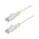 StarTech RJ45 CAT6 UTP -> RJ45 CAT6 UTP M/M adatkábel 1m fehér slim