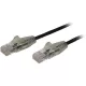 StarTech RJ45 CAT6 UTP -> RJ45 CAT6 UTP M/M adatkábel 2m fekete slim