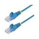 StarTech RJ45 CAT6 UTP -> RJ45 CAT6 UTP M/M adatkábel 0.25m kék slim