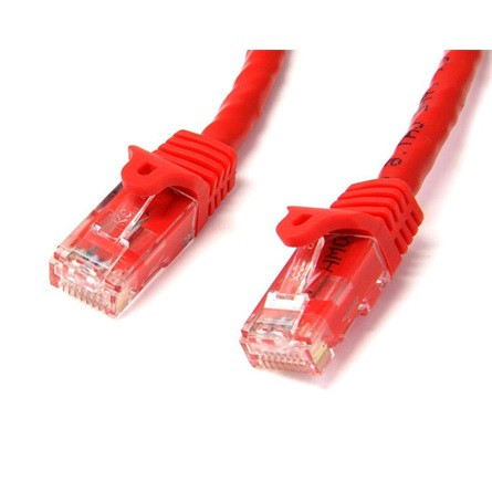 StarTech RJ45 CAT6 UTP -> RJ45 CAT6 UTP M/M adatkábel 10m piros