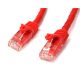 StarTech RJ45 CAT6 UTP -> RJ45 CAT6 UTP M/M adatkábel 10m piros