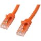 StarTech RJ45 CAT6 UTP -> RJ45 CAT6 UTP M/M adatkábel 1.5m narancssárga