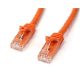 StarTech RJ45 CAT6 UTP -> RJ45 CAT6 UTP M/M adatkábel 2m narancssárga