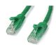 StarTech RJ45 CAT6 UTP -> RJ45 CAT6 UTP M/M adatkábel 0.5m zöld