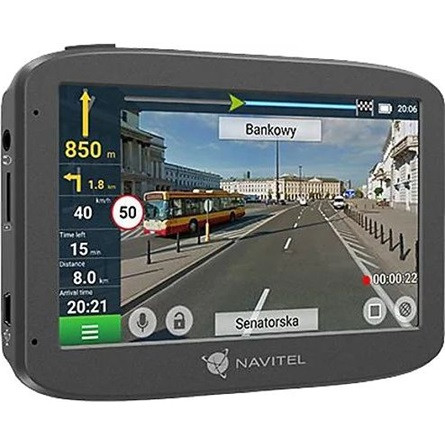 Navitel RE5 Dual 5" navigáció + autós kamera szürke