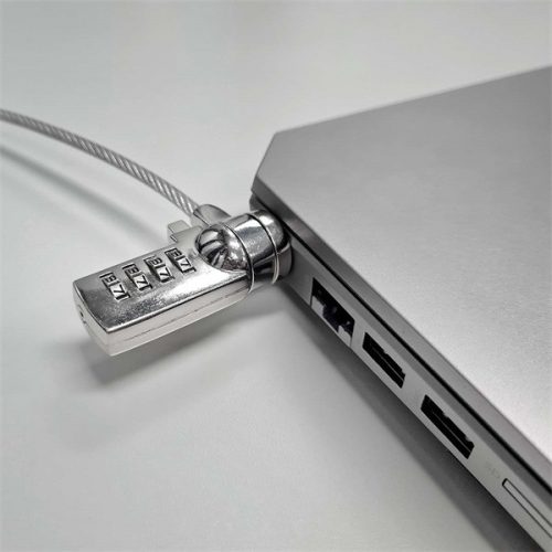 Nedis NBLKD100ME notebook zár, számzáras, 1.8m