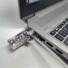 Nedis NBLKD100ME notebook zár, számzáras, 1.8m