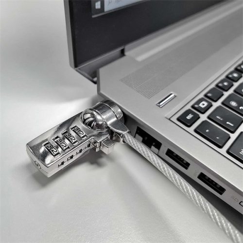 Nedis NBLKD100ME notebook zár, számzáras, 1.8m