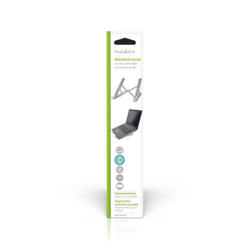 Nedis NBSTND100SI összecsukható notebook / laptop állvány, 17 "