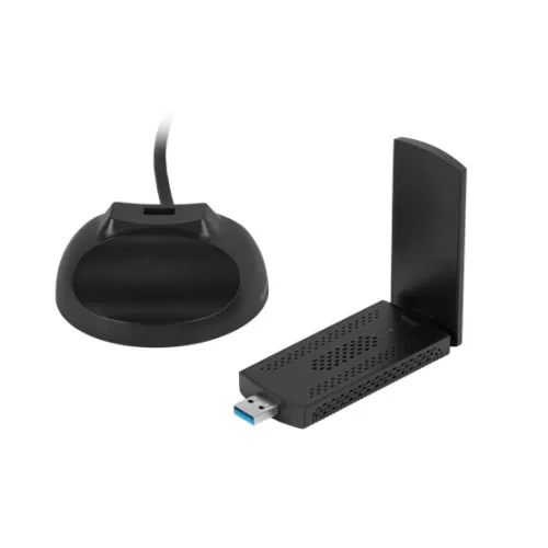 Lanberg WiFi hálózati USB adapter, AX 1200 WiFi6