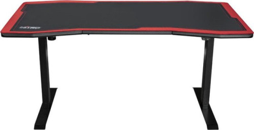 Nitro Concepts Gamer asztal Nitro Concepts D16E 1600 x 800 mm Carbon Red Elektromosan állítható