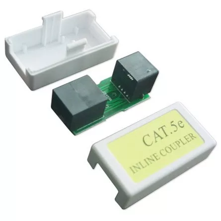 Gembird RJ45 CAT5e UTP F/F toldó fehér