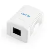 Gembird 1x RJ45 kat. 5e fali aljzat, komplett fehér