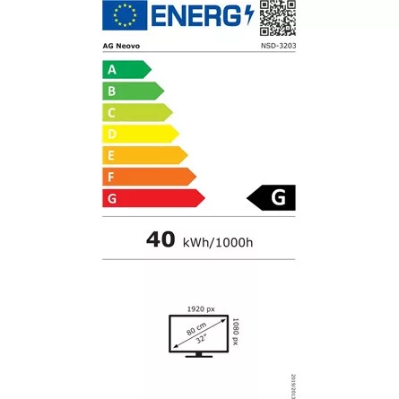AG Neovo NSD-3203 31.5IN FHD 1920 X 1080 16:9 500CD/M2 4000:1 5MS HDMI/DI