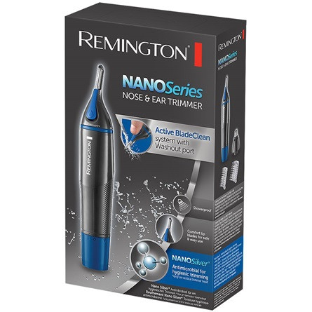 REMINGTON NE3850 orr- és fültrimmer, antibakteriális nanosilver bevonat, zuhanyálló, elemes (1xAA)