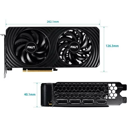 Palit VGA PALIT NVIDIA RTX5050 Dual 8GB GDDR6 - NE65050019P1-GB2070D