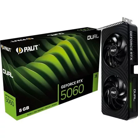 Palit VGA PALIT NVIDIA RTX5060 Dual 8GB GDDR7 - NE75060019P1-GB2063D