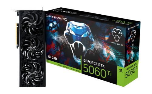 Gainward RTX5060Ti Python III 16GB GDDR7 128bit 3-DP HDMI videokártya