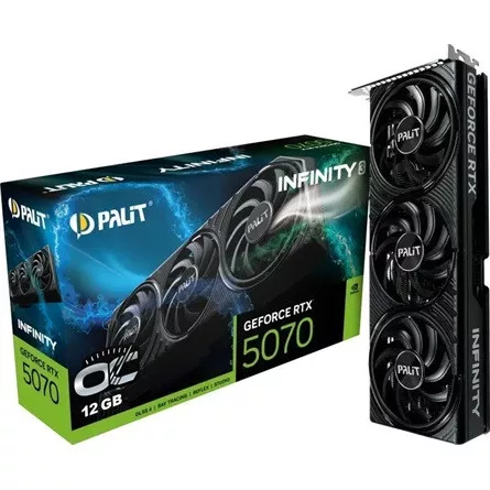 PALIT VGA PALIT NVIDIA RTX5070 Infinity 3 OC 12GB GDDR7 - NE75070S19K9-GB2050S