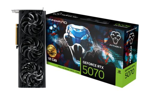 Gainward RTX5070 Python III OC 12GB GDDR7 192bit 3-DP HDMI videokártya