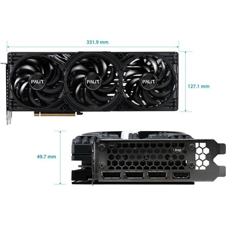 Palit VGA PALIT NVIDIA RTX5070Ti Gaming Pro-S 16GB GDDR7 - NE7507T019T2-GB2031U