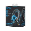 Fury Phantom gaming fejhallgató headset fekete-kék