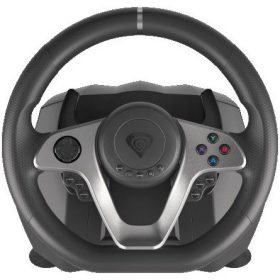   Genesis Seaborg 400 USB-A kormány játékvezérlő fekete-ezüst