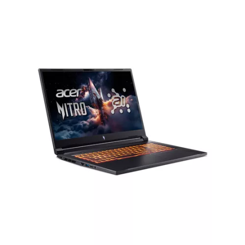 ACER Nitro ANV17-41-R6YY, 17.3" FHD IPS, AMD Ryzen 7 260, 16GB, 1TB SSD, GeForce RTX 4050, DOS, fekete