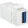 Logilink Keystone Coupler USB 3.0-A F/F, white