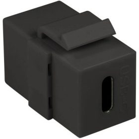   LogiLink USB-C 3.1 Gen2 -> USB-C 3.1 Gen2 F/F keystone modul fekete