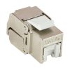 LogiLink RJ45 CAT6A 10Gb STP M/F keystone modul fém AWG 22-24, 16,8mm