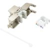 LogiLink RJ45 CAT6A 10Gb STP M/F keystone modul fém AWG 22-24, 16,8mm