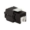 LogiLink RJ45 CAT6A UTP M/F keystone modul fekete AWG 23-26, 16,8mm 