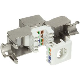   LogiLink Cat.6A Keystone Jack STP AWG 22-24, 17,2 mm szélesség