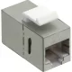 Logilink Keystone Coupler Cat.6 STP, 2xRJ45, metallized