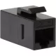 Logilink Keystone Coupler Cat.6 UTP, 2xRJ45, black