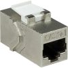 LogiLink RJ45 CAT6A STP -> RJ45 CAT6A STP F/F keystone modul fém