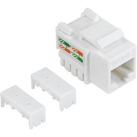 Logilink Cat.6 Keystone jack UTP, 90 -os IDC, 10 db