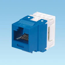 Panduit NetKey Cat 6 punchdown jack module - Arctic