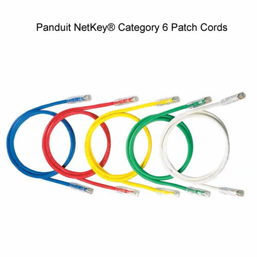 Panduit NetKey Category 6, UTP patchkábel, 3 m, szürke