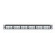 Panduit 24-port modular patch panel, 1 RU.