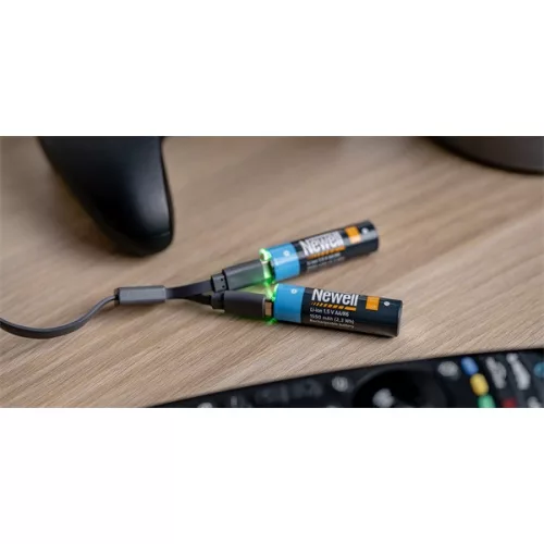 NEWELL USB-C 1550 ceruza elem akkumulátor, R6, AA,  tartozék USB-A / USB-C kábel, 40 hónap garancia