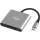 Natec USB-C MULTIPORT ADAPTER 3 AZ 1-BEN NATEC FOWLER MINI USB 3.0, HDMI 4K, USB-C PD