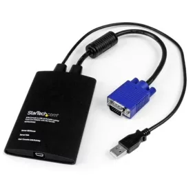   StarTech USB A VGA M/F adapter KVM Console to Laptop Crash Cart Adapter with File Transfer & Video Capture