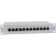 Logilink Cat.6A Patch Panel 12-Port  10", shielded, grey