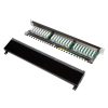 LogiLink Cat.6 patch panel 24-port 19" STP, fekete, EconLine