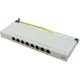 Logilink Cat.6 Patch Panel  8-Port mini desktop, STP, grey